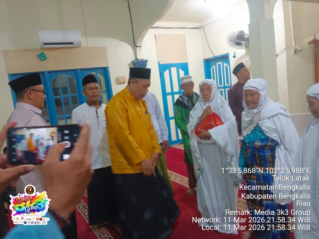 MUI Kabupaten Bengkalis Menutup Acara Safari Dakwah Ramadhan Di Masjid Al-Sholihin Desa Teluk Latak