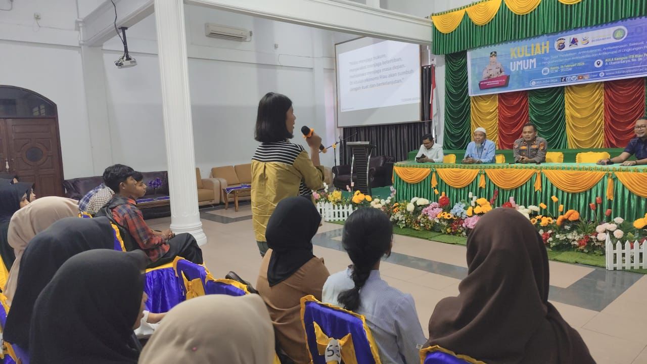 Polres Dumai Gelar Kuliah Umum di ITB Riau Pesisir, Berikan Edukasi Diruang Akademik