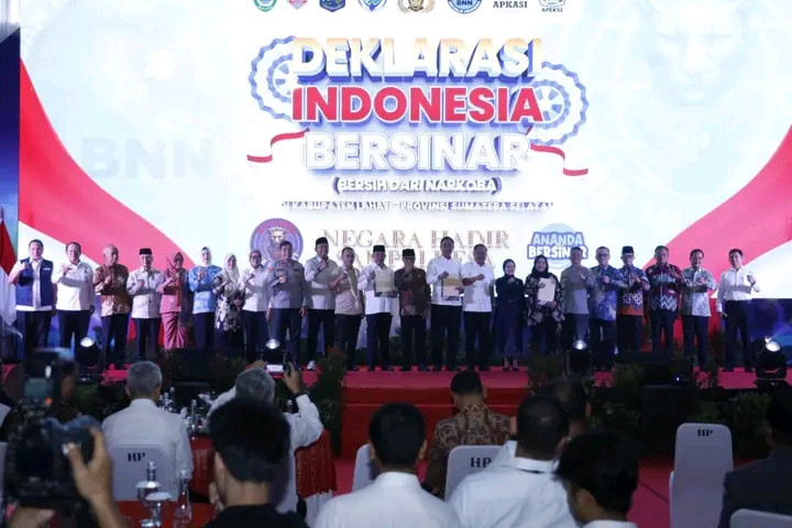 BNN-Kemendes PDT Deklarasi Indonesia Bersinar Di Lahat, Guna Perangi Narkoba Hingga Ke Desa