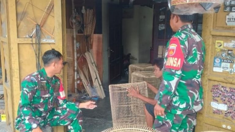 Dukung Pengembangan UMKM, Babinsa Lakukan Pengecekan dan Pendampingan